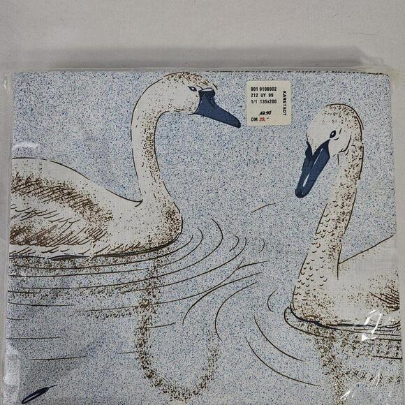 Vintage Karstadt German Bedding Linen Set 1 Duvet Cover + 1 Pillow Case NOS - Picture 10 of 10